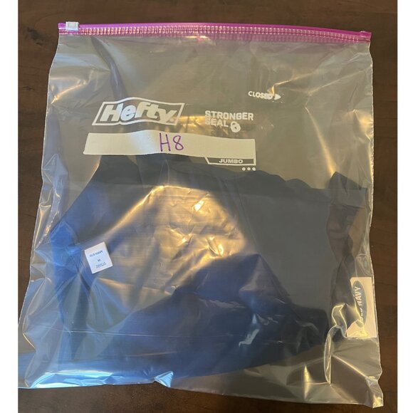 NWT Old Navy jumpsuit. peek a boo back, shorts, summer, navy blue, size medium - Picture 10 of 10